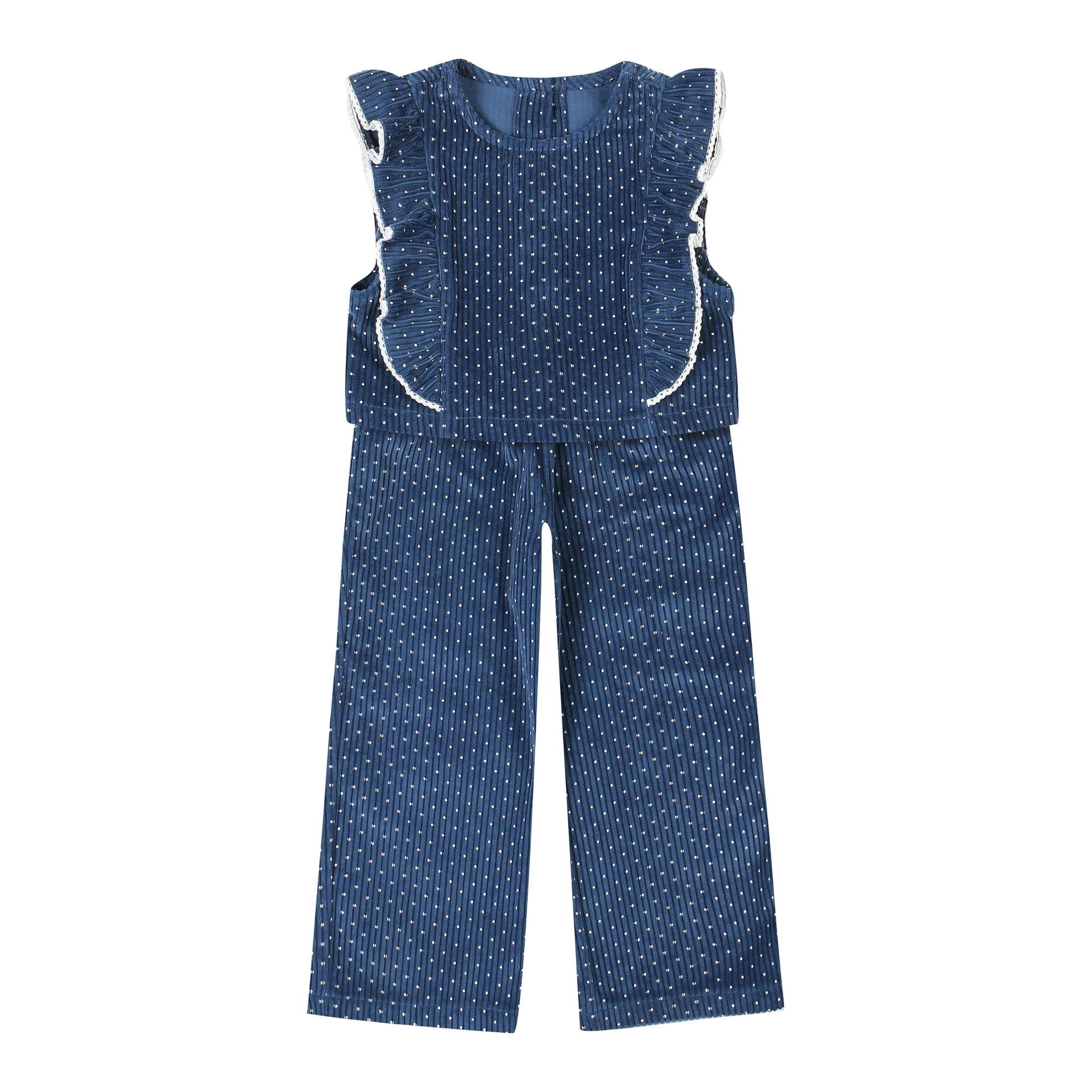 Hanni Corduroy Vest Top & Pants Set - ToTo Heros l Premium Children's Clothing