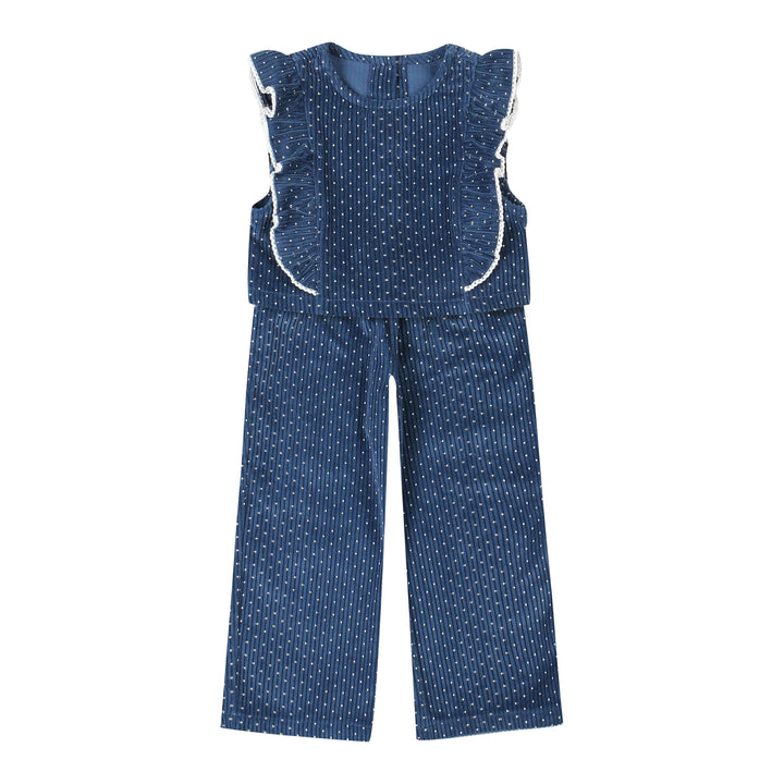 Hanni Corduroy Vest Top & Pants Set - ToTo Heros l Premium Children's Clothing