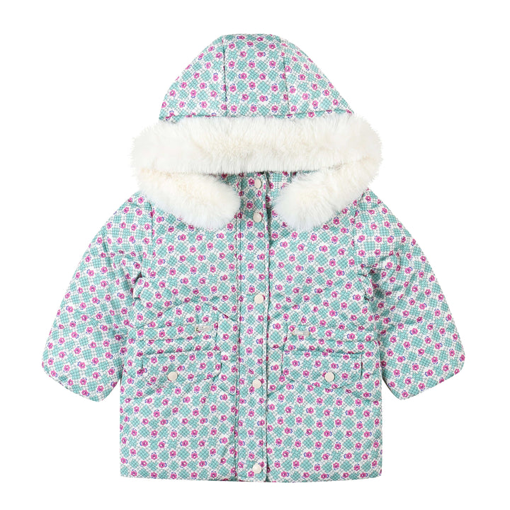 Maeve Floral Print Puffer Jacket - ToTo Heros l Premium Children's Clothing