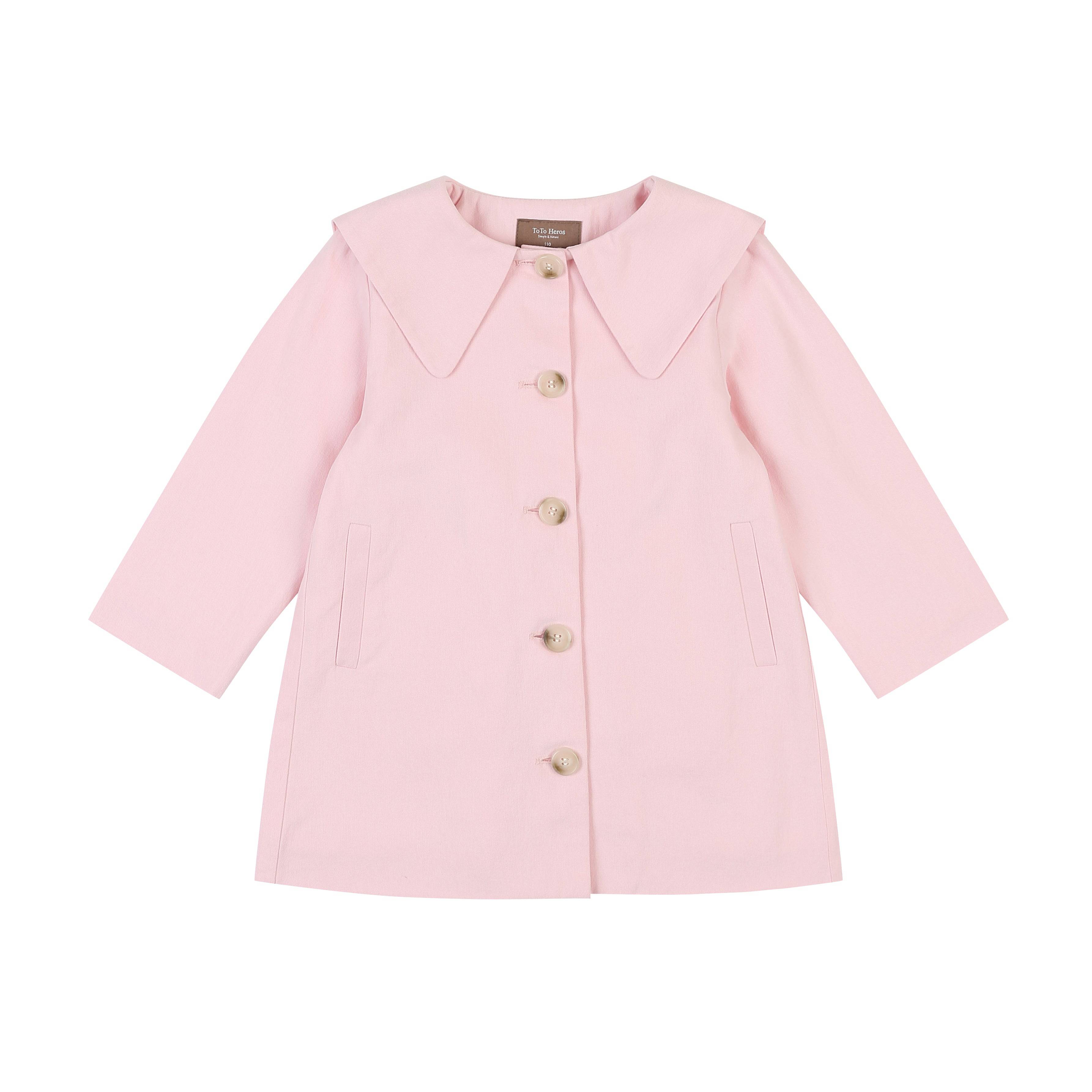 Amelia Wide Collar Coat - ToTo Heros l Premium Children's Clothing