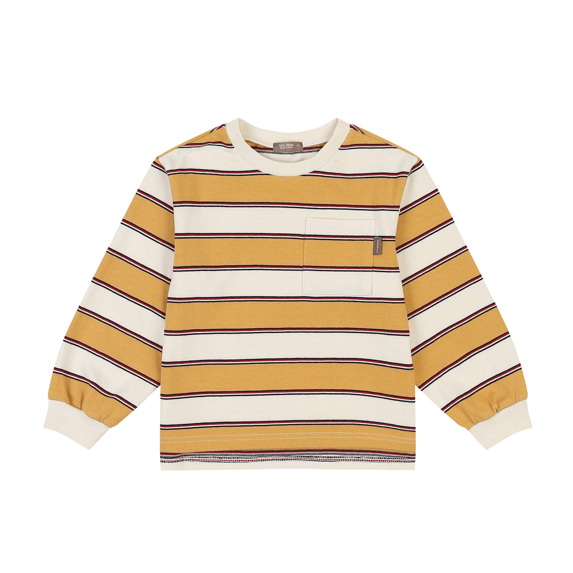 Striped Pocket T-Shirt - ToTo Heros l Premium Children's Clothing