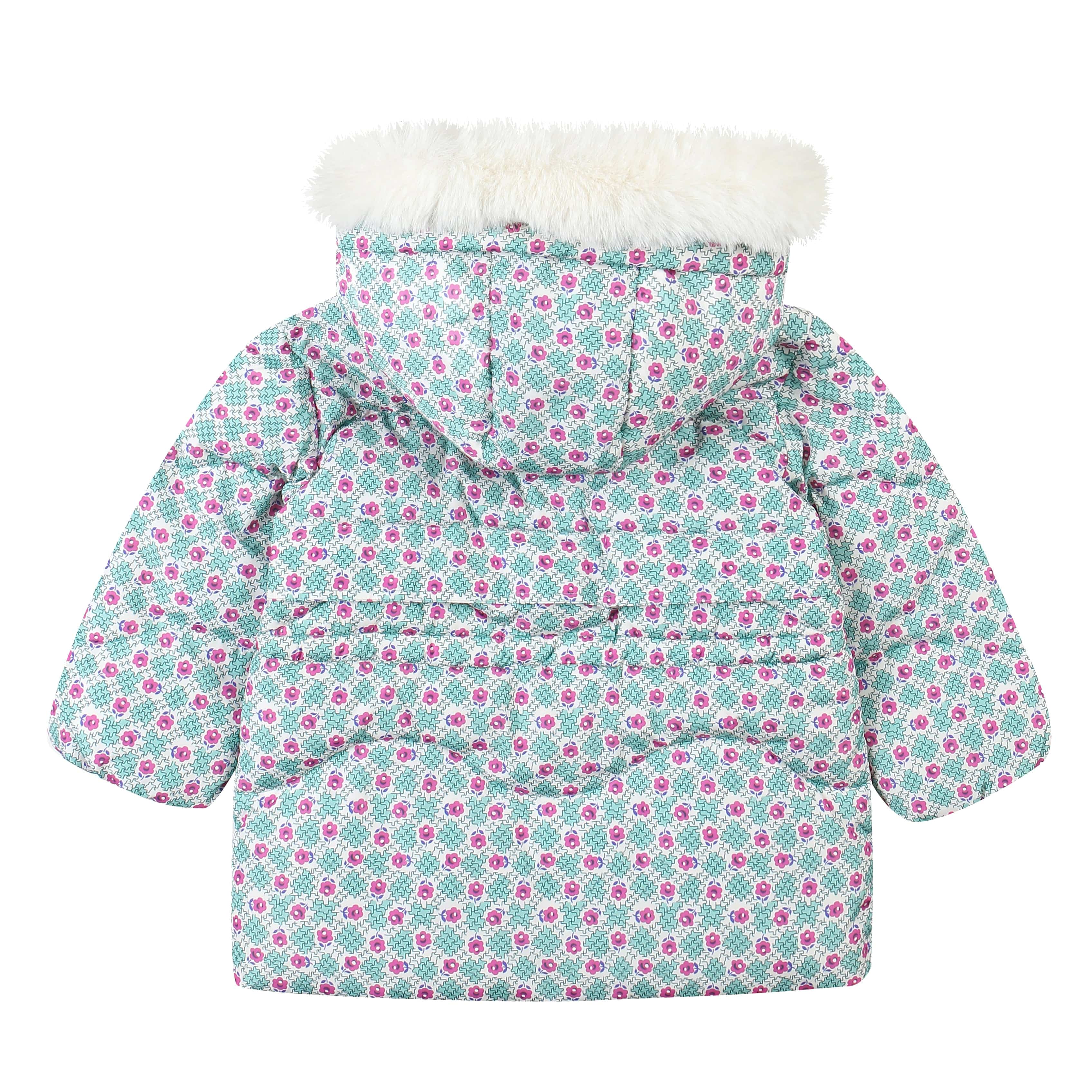 Maeve Floral Print Puffer Jacket - ToTo Heros l Premium Children's Clothing