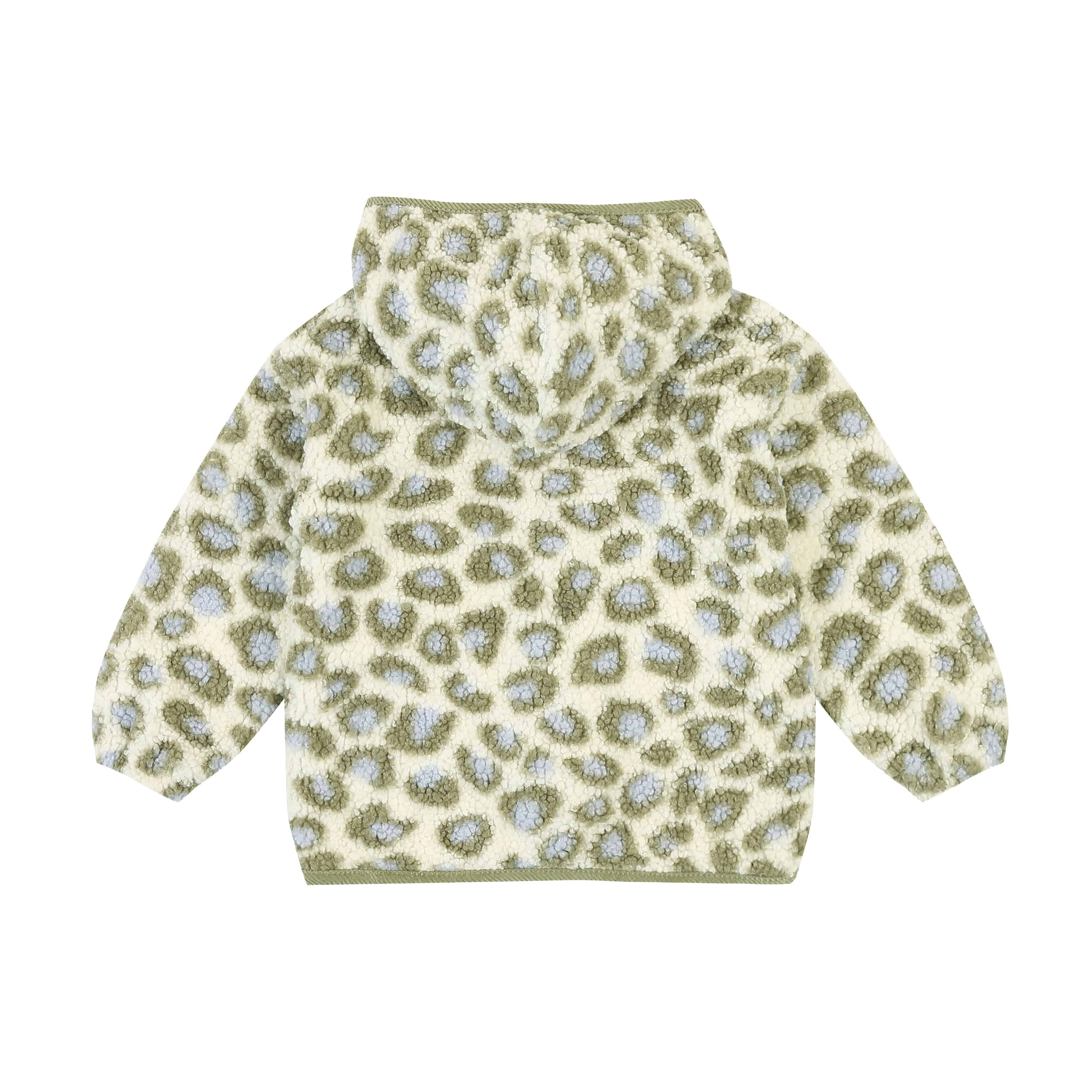 Leopard Print Fleece Hooded Jacket - ToTo Heros l Premium Children's Clothing