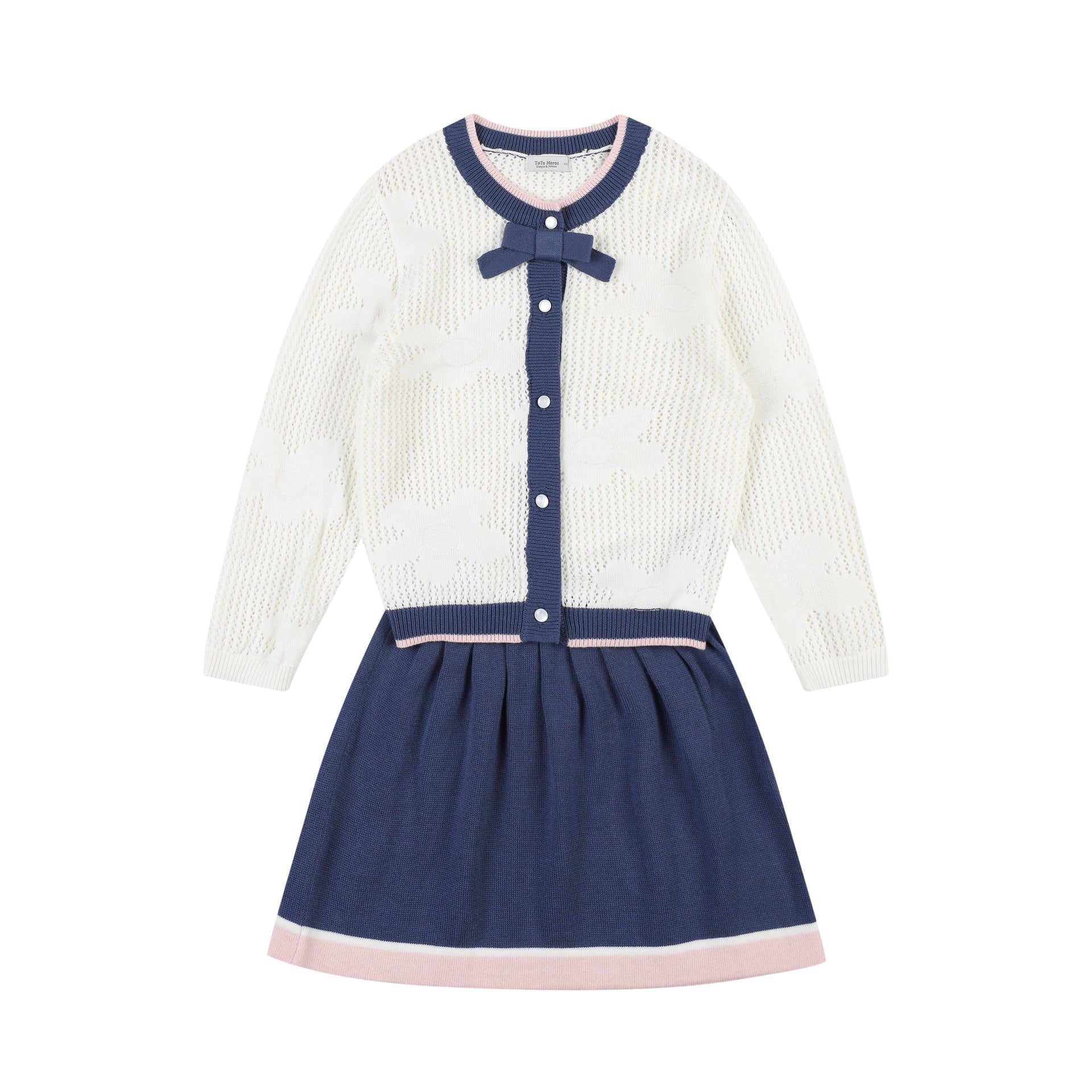 Gia Knit Top & Skirt Set - ToTo Heros l Premium Children's Clothing