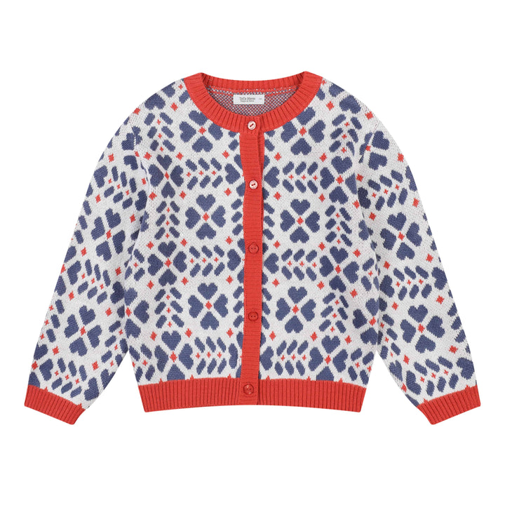 Jenny Jacquard Knit Cardigan - ToTo Heros l Premium Children's Clothing