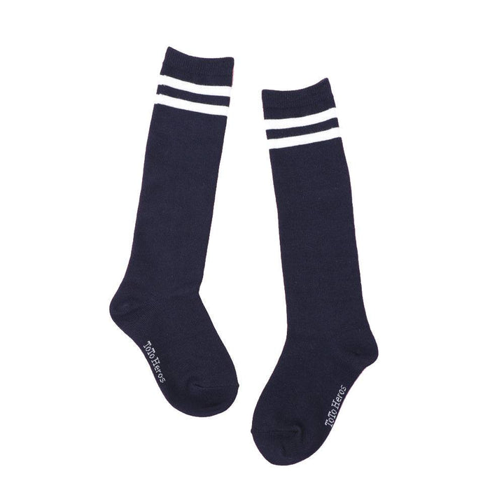 Double Stripe Long Socks - ToTo Heros l Premium Children's Clothing