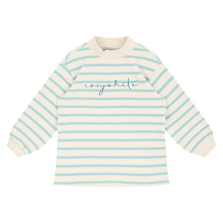 Textured Striped Long Pullover T-Shirt-T-Shirt - Kids-ToTo Heros-ToTo Heros l Premium Children&#x27;s Clothing