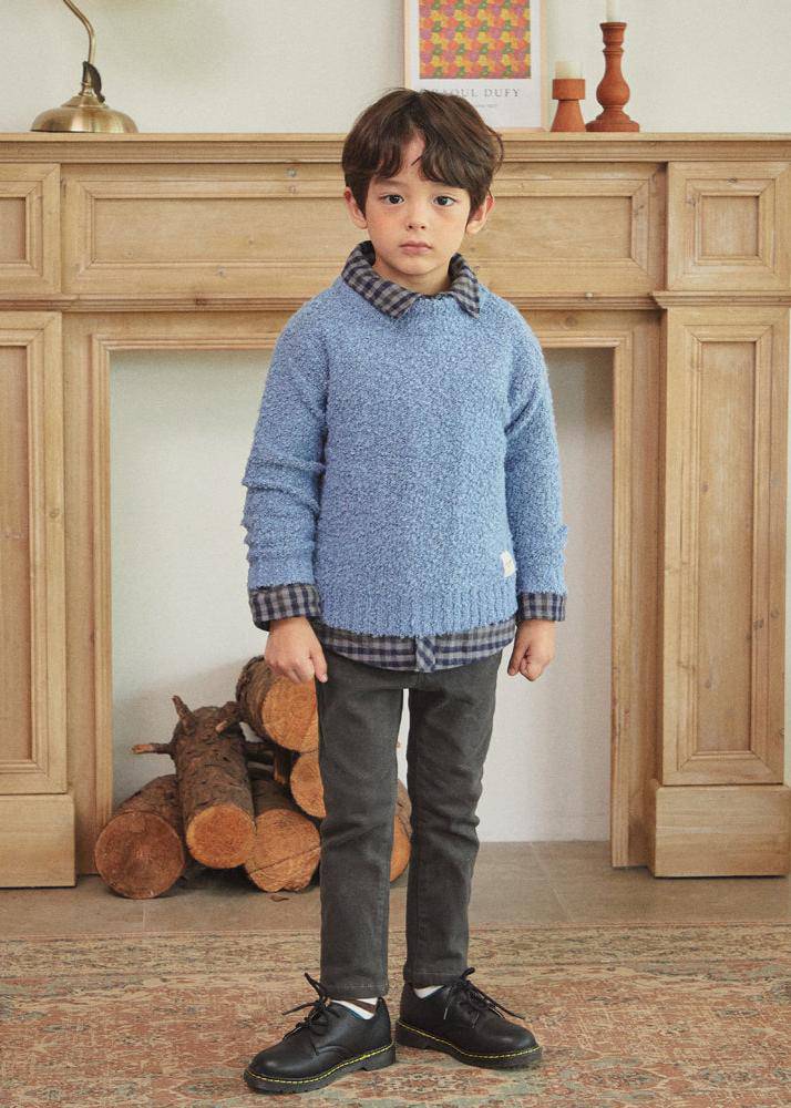 Tony Boucle Sweater-Knit Sweater - Kids-ToTo Heros-ToTo Heros l Premium Children&#x27;s Clothing