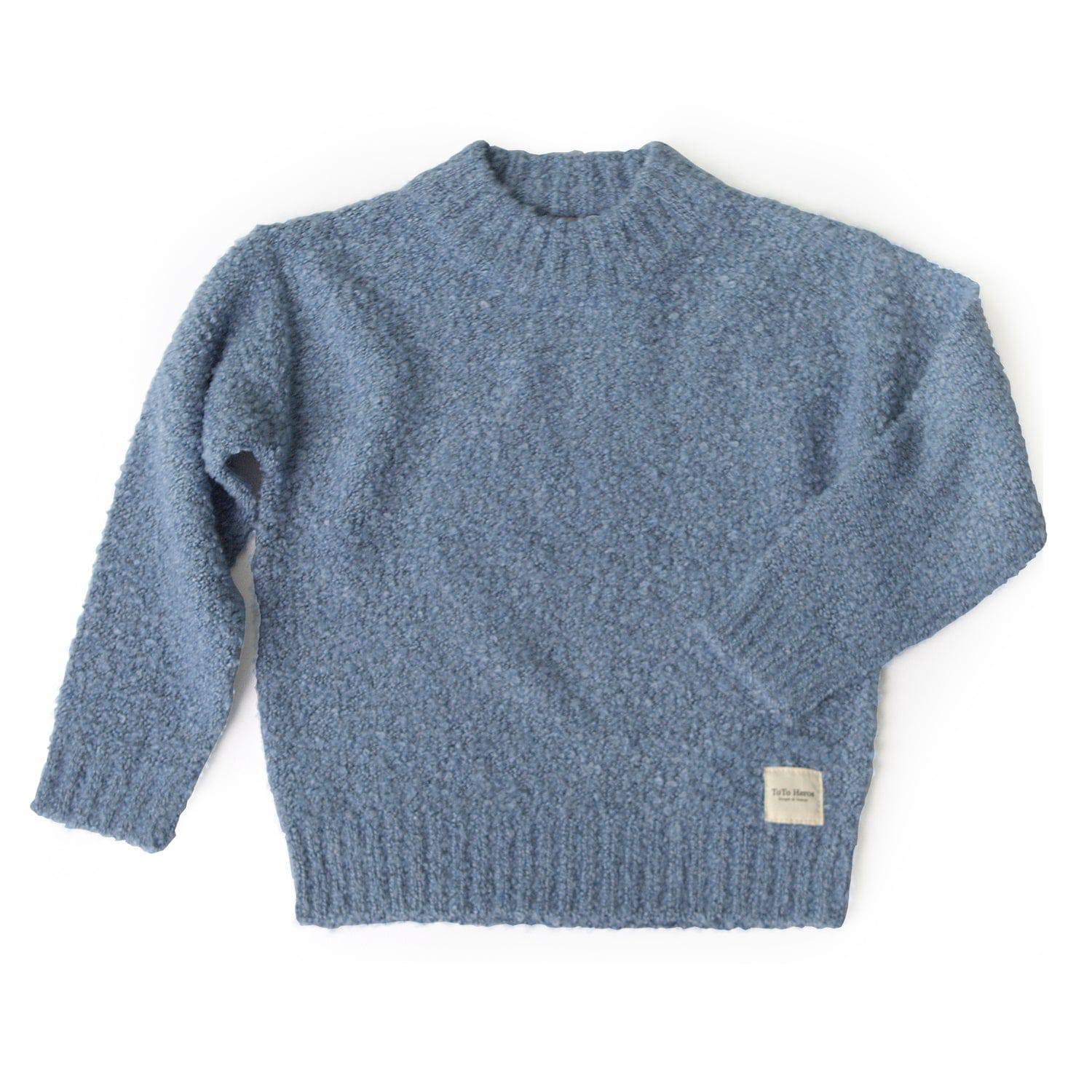 Tony Boucle Sweater-Knit Sweater - Kids-ToTo Heros-ToTo Heros l Premium Children&#x27;s Clothing