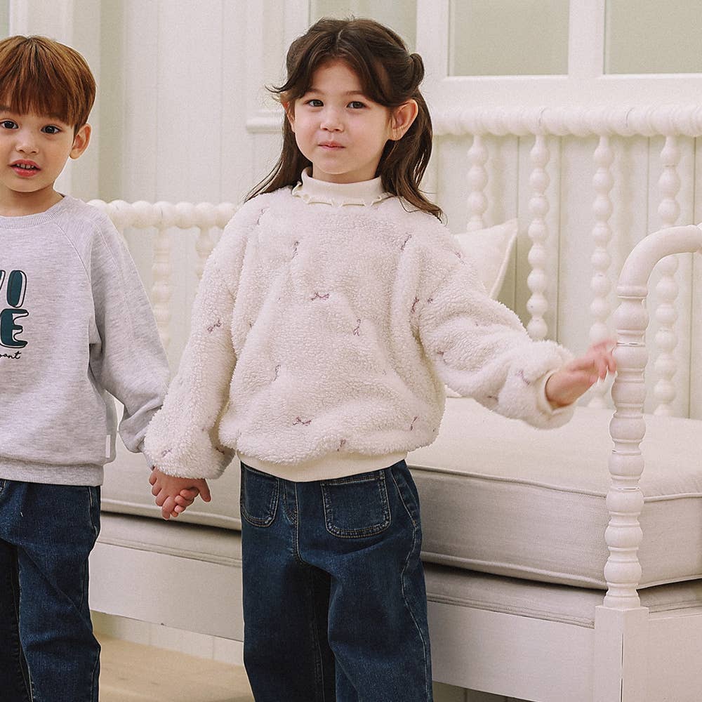 Turtle Neck Fuzzy Sweatshirt-Sweatshirt - Kids-ToTo Heros-ToTo Heros l Premium Children&#x27;s Clothing