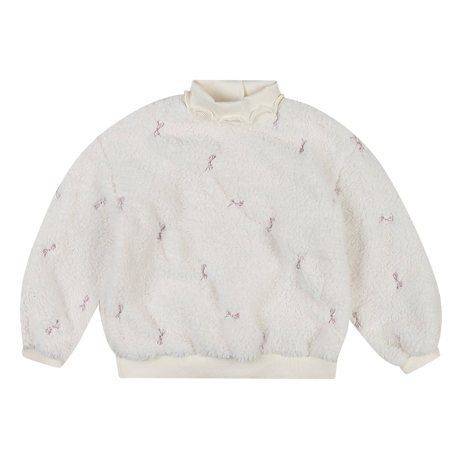 Turtle Neck Fuzzy Sweatshirt-Sweatshirt - Kids-ToTo Heros-ToTo Heros l Premium Children&#x27;s Clothing