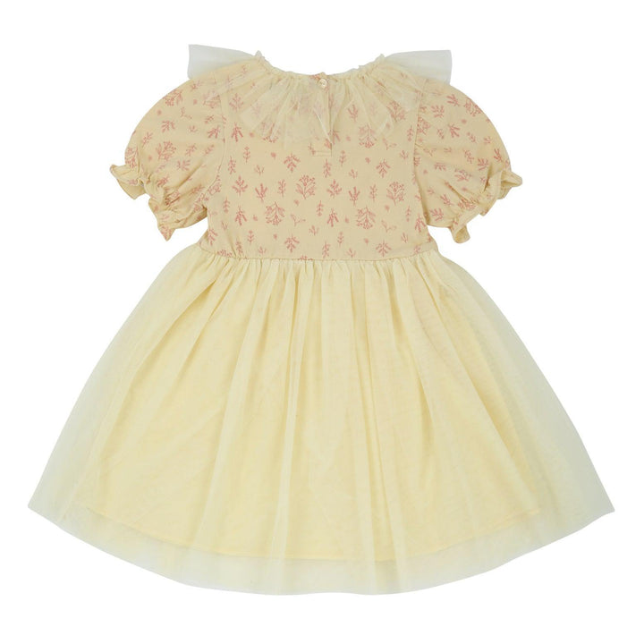 Vanessa Balloon Sleeve Tulle Dress-Dress - Kids-ToTo Heros-ToTo Heros l Premium Children&#x27;s Clothing