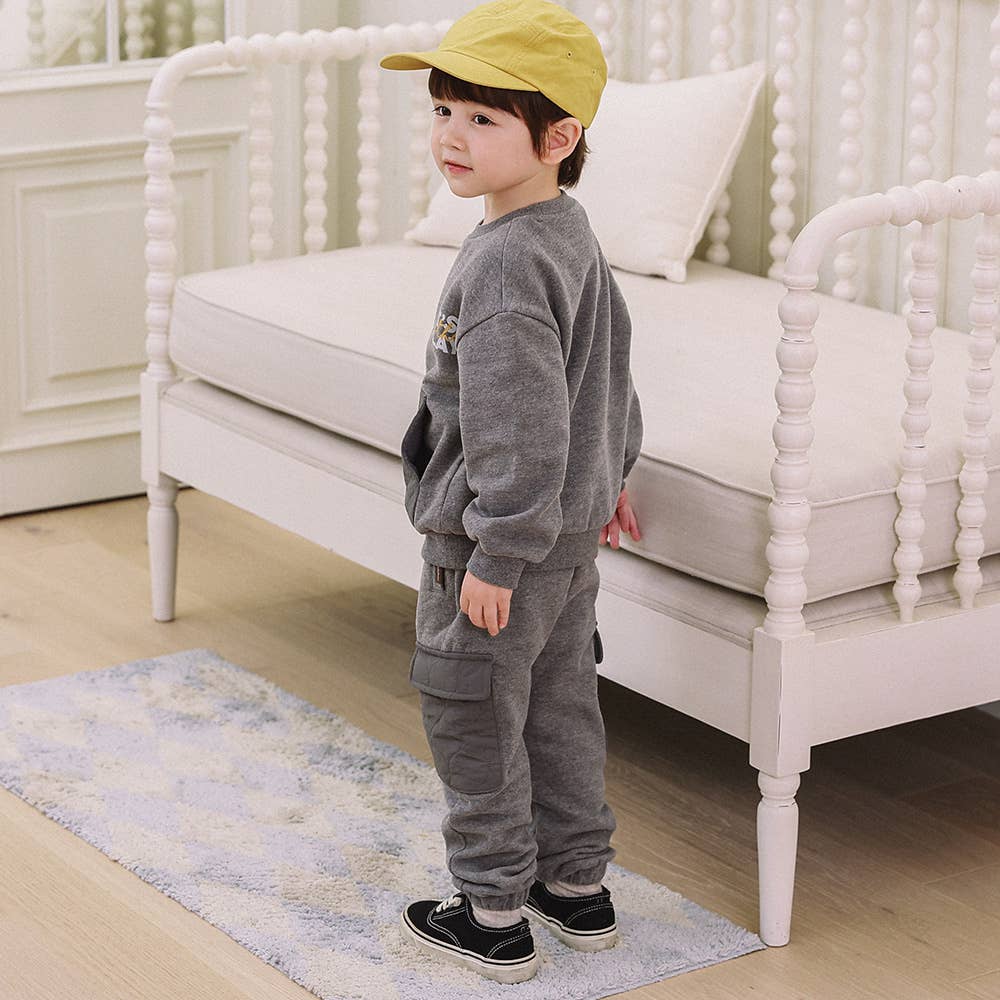 Wilby Quilted Pocket Sweatpants-Athletic Sweatpants/Joggers - Kids-ToTo Heros-ToTo Heros l Premium Children&#x27;s Clothing