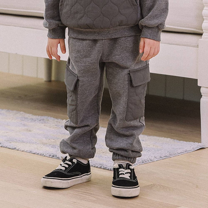 Wilby Quilted Pocket Sweatpants-Athletic Sweatpants/Joggers - Kids-ToTo Heros-ToTo Heros l Premium Children&#x27;s Clothing