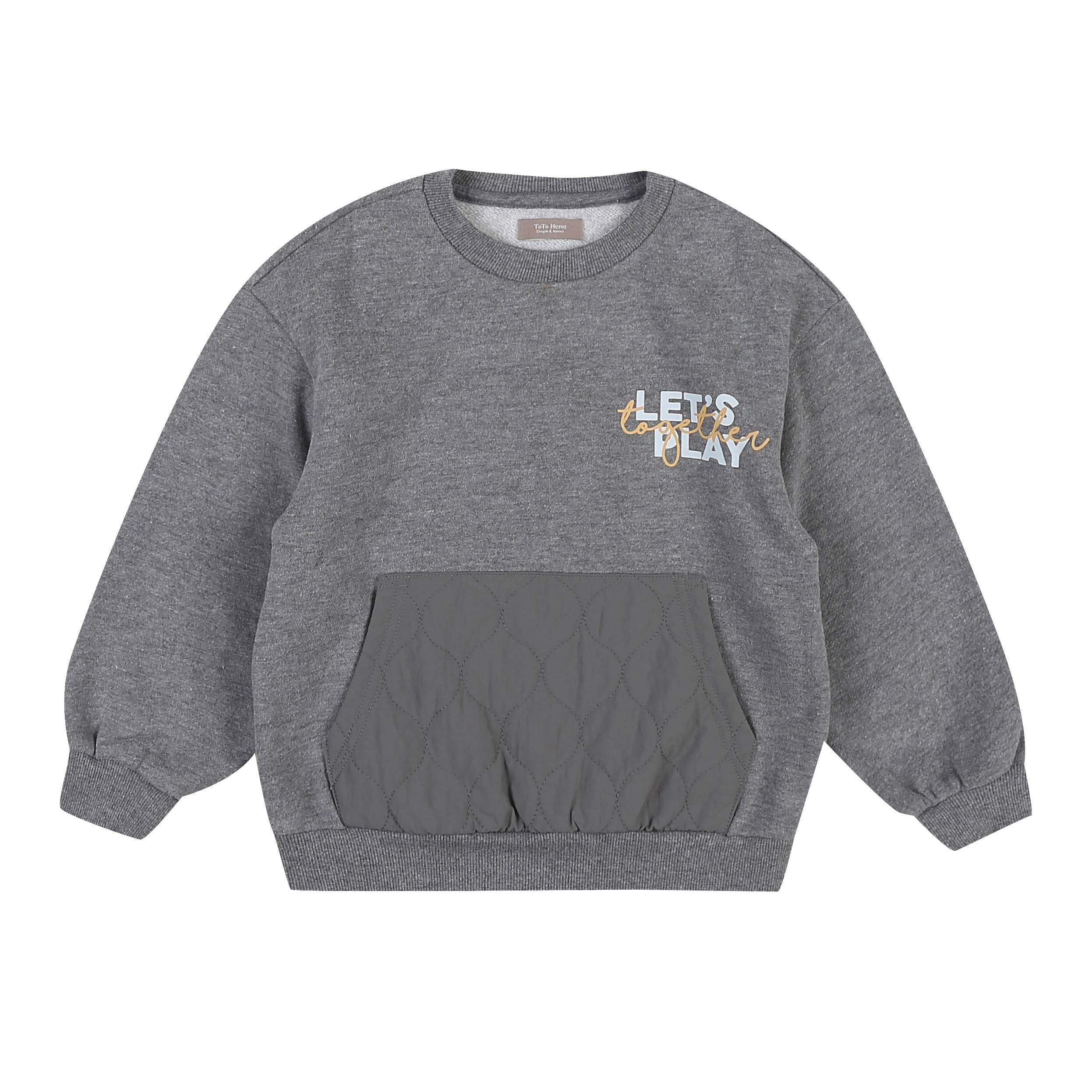 Wilby Quilted Pocket Sweatshirt-Sweatshirt - Kids-ToTo Heros-ToTo Heros l Premium Children&#x27;s Clothing
