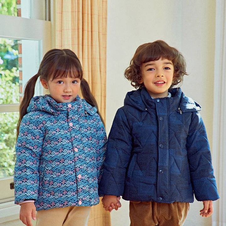 Zigzag Lightweight Puffer Jacket-Puffer Jacket - Kids-ToTo Heros-ToTo Heros l Premium Children's Clothing