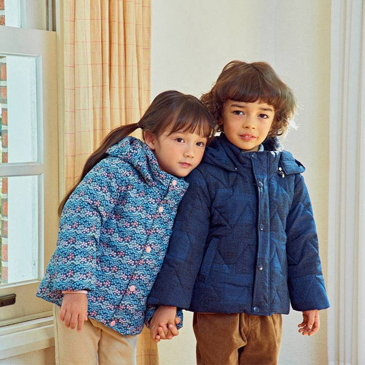 Zigzag Lightweight Puffer Jacket-Puffer Jacket - Kids-ToTo Heros-ToTo Heros l Premium Children's Clothing