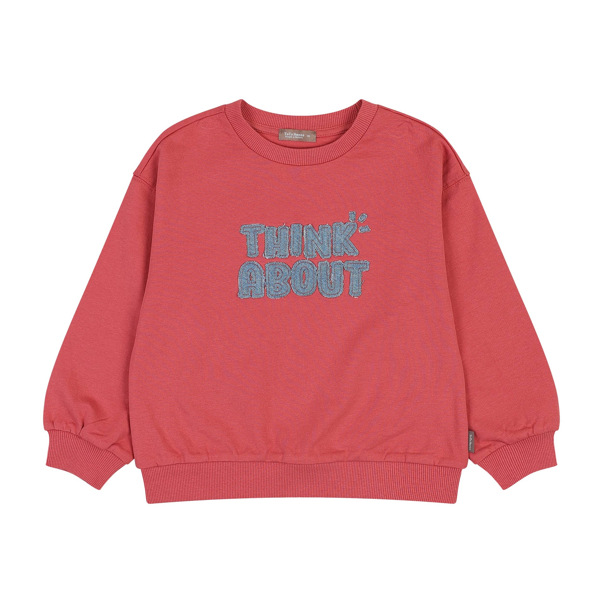 Stitched Letters Sweatshirt - ToTo Heros l Premium Children's Clothing