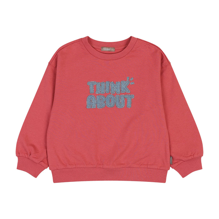 Stitched Letters Sweatshirt - ToTo Heros l Premium Children's Clothing