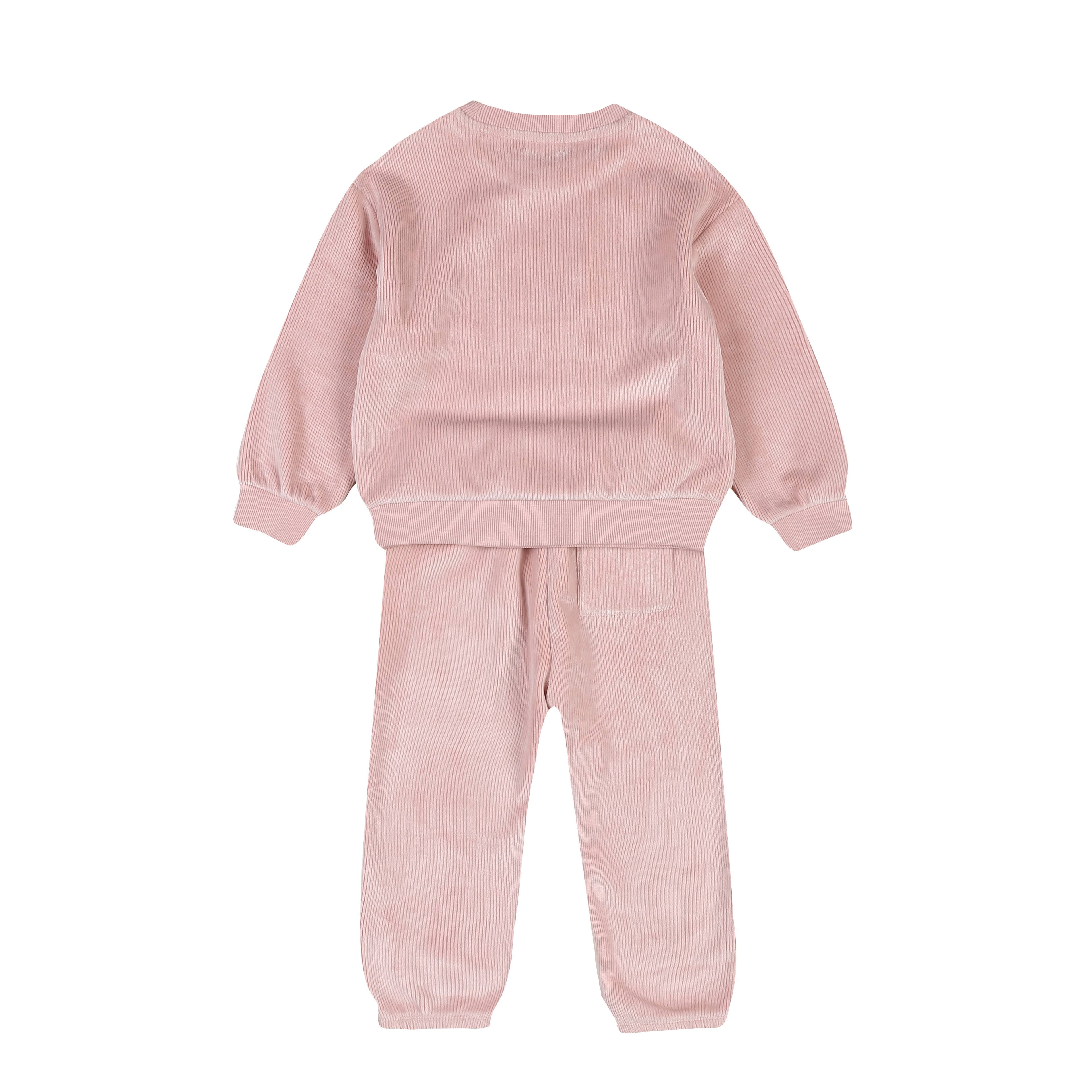 Kayden Velvet Corduroy Sweatshirt & Sweatpants Set - ToTo Heros l Premium Children's Clothing