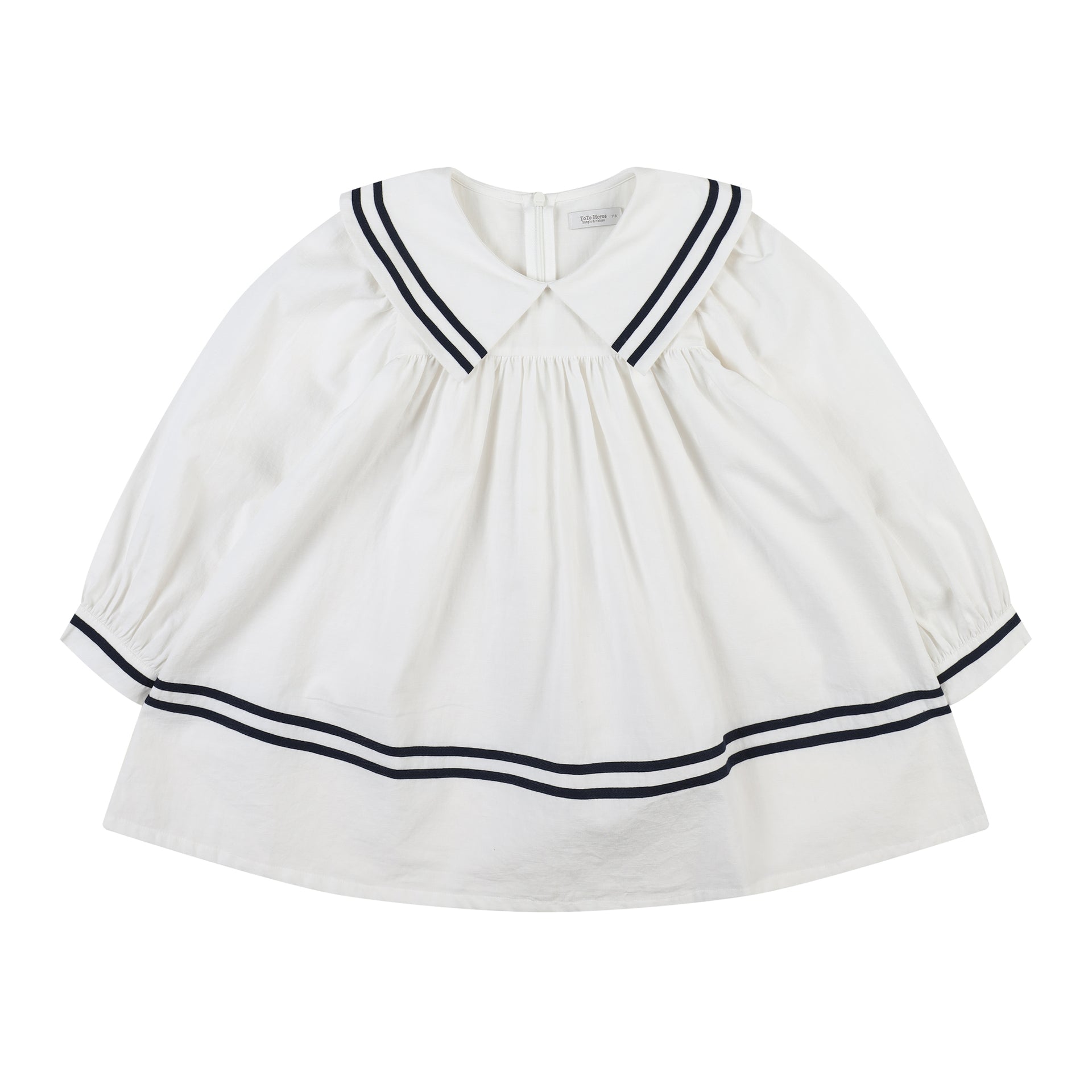 Amy Striped Sailor Dress-Dress - Kids-ToTo Heros-ToTo Heros Premium Children's Clothing