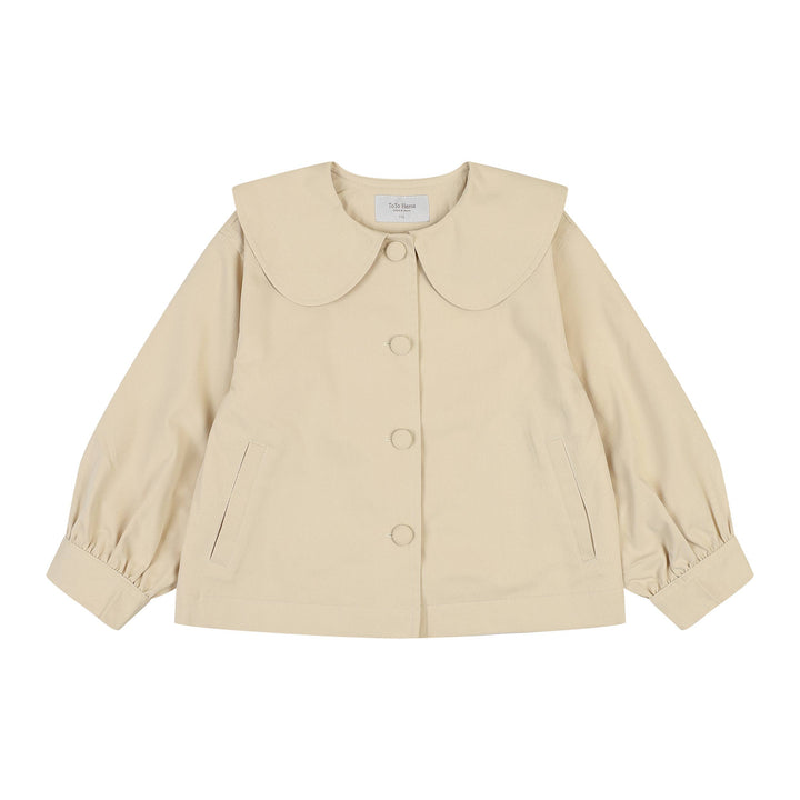 Adele Short Trench Jacket - ToTo Heros l Premium Children's Clothing