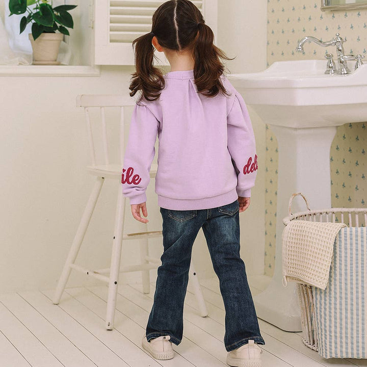 Gisele Boot Cut Fleeced Denim Pants - ToTo Heros l Premium Children's Clothing