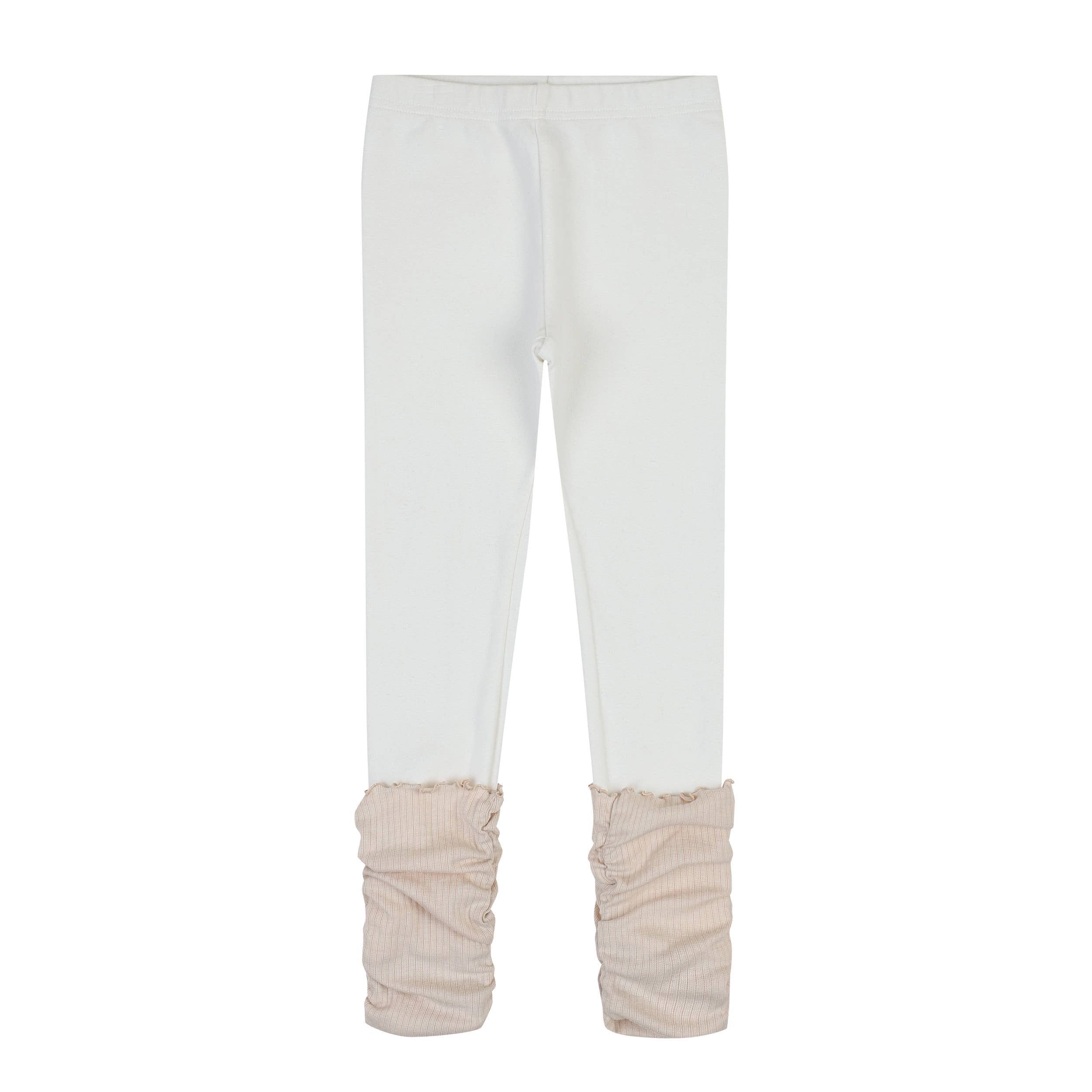 Layered Ankle Detail Leggings - ToTo Heros l Premium Children's Clothing