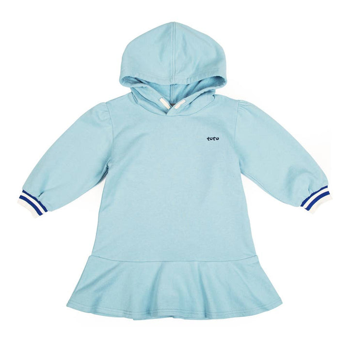 Sporty Hooded Dress - ToTo Heros l Premium Children's Clothing