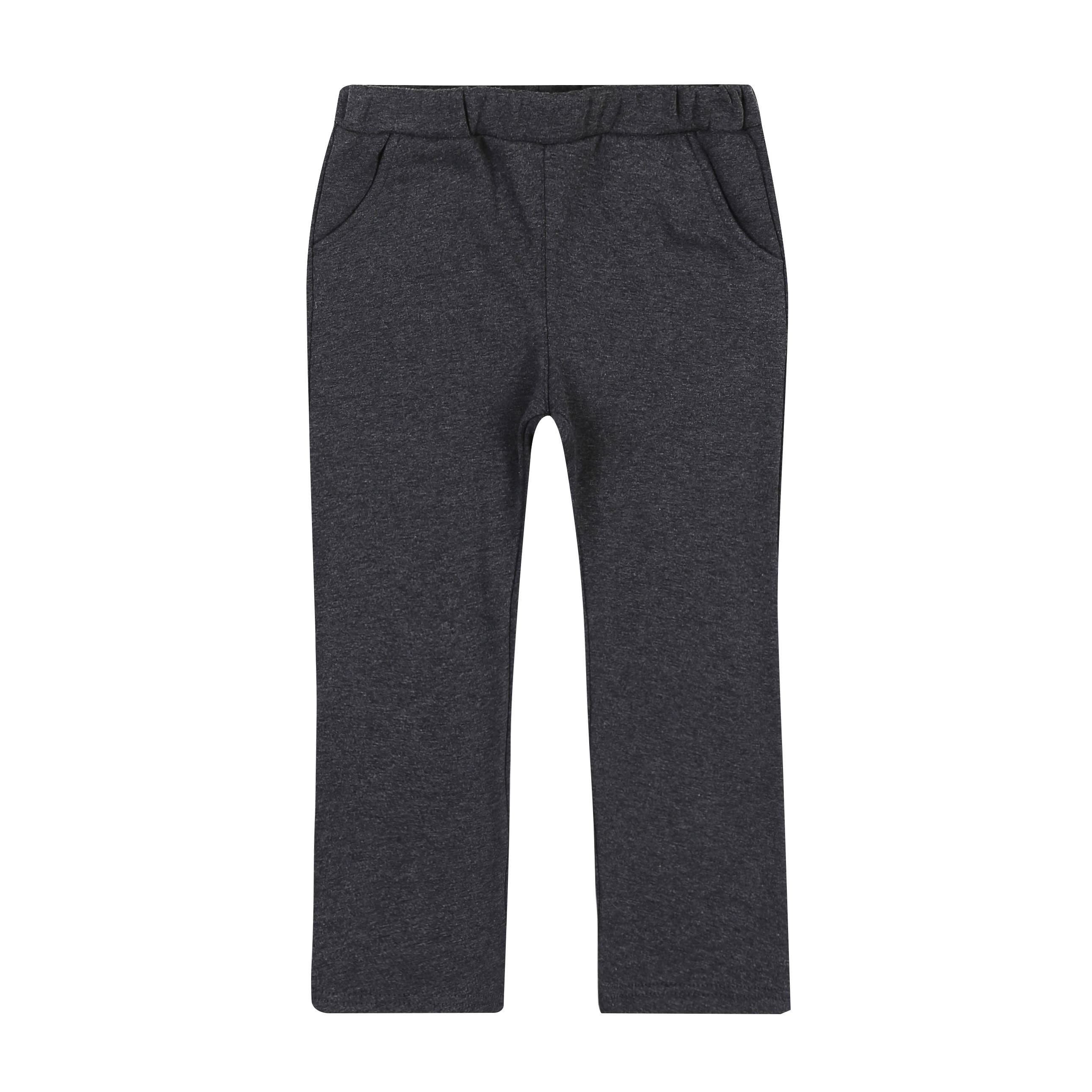 Chloe Slim Straight Fur-lined Pants - ToTo Heros l Premium Children's Clothing