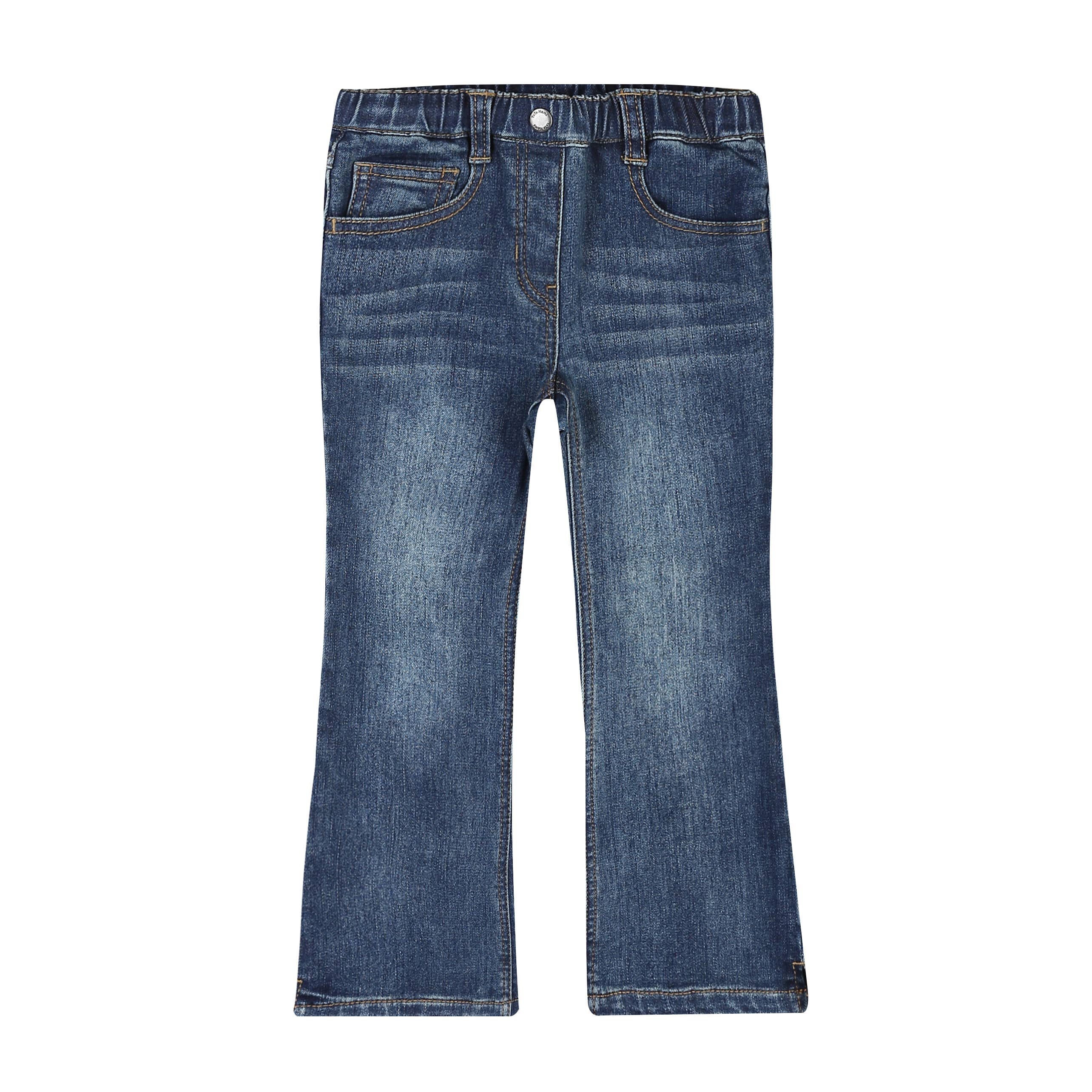 Gisele Boot Cut Fleeced Denim Pants - ToTo Heros l Premium Children's Clothing