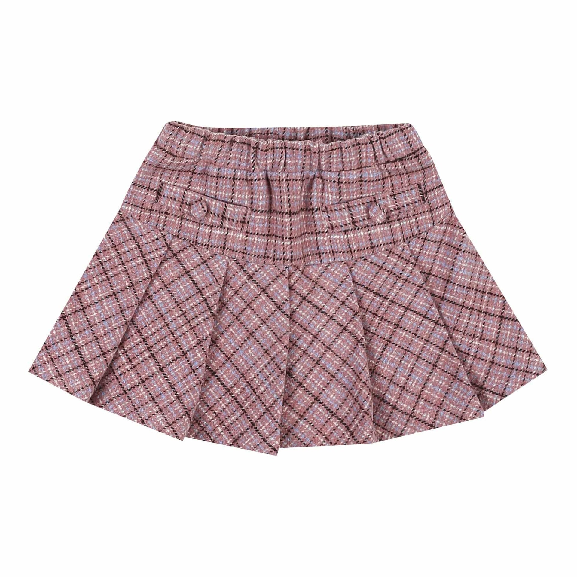 Bibi Checkered Skirt - ToTo Heros l Premium Children's Clothing