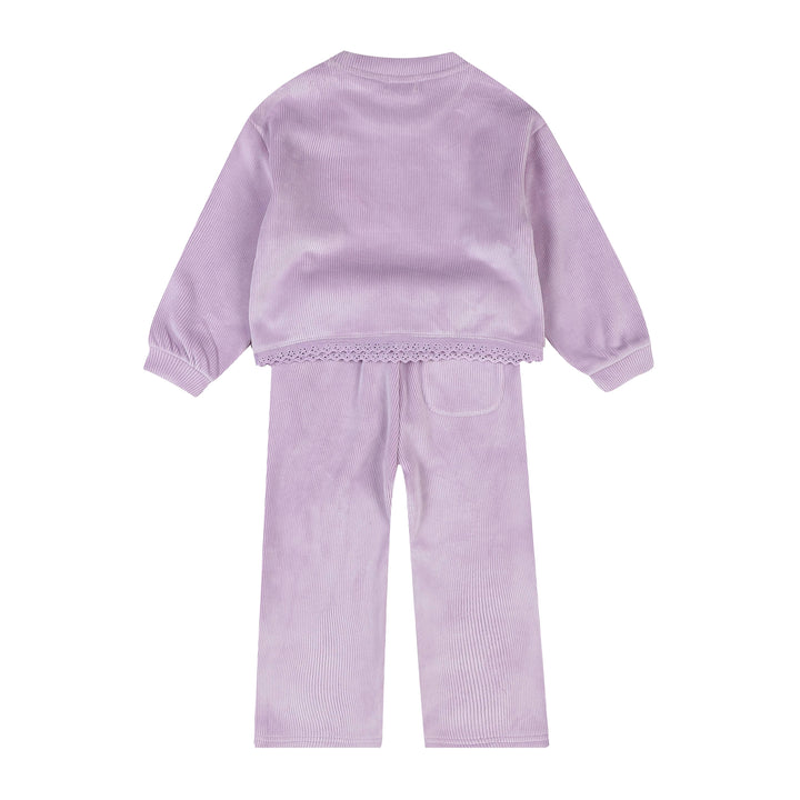 Monet Velvet Corduroy Sweatshirt & Sweatpants Set - ToTo Heros l Premium Children's Clothing