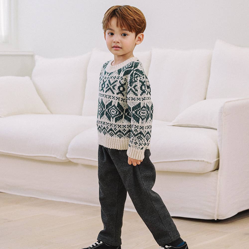 Jerry Nordic Pattern Sweater - ToTo Heros l Premium Children's Clothing