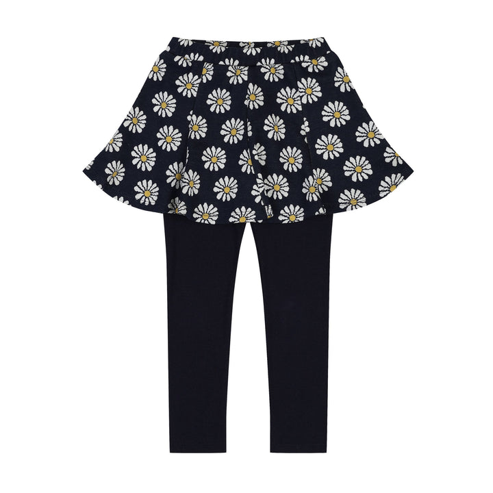 Floral Pattern Top & Skirt Leggings Combo Set - ToTo Heros l Premium Children's Clothing