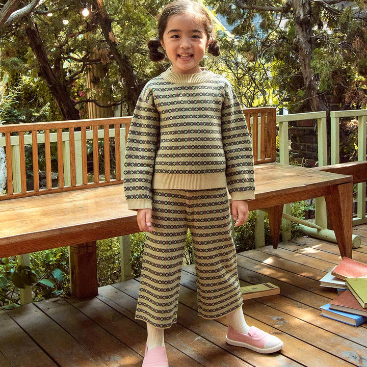 Shane Striped Knit Top & Pants Set - ToTo Heros l Premium Children's Clothing