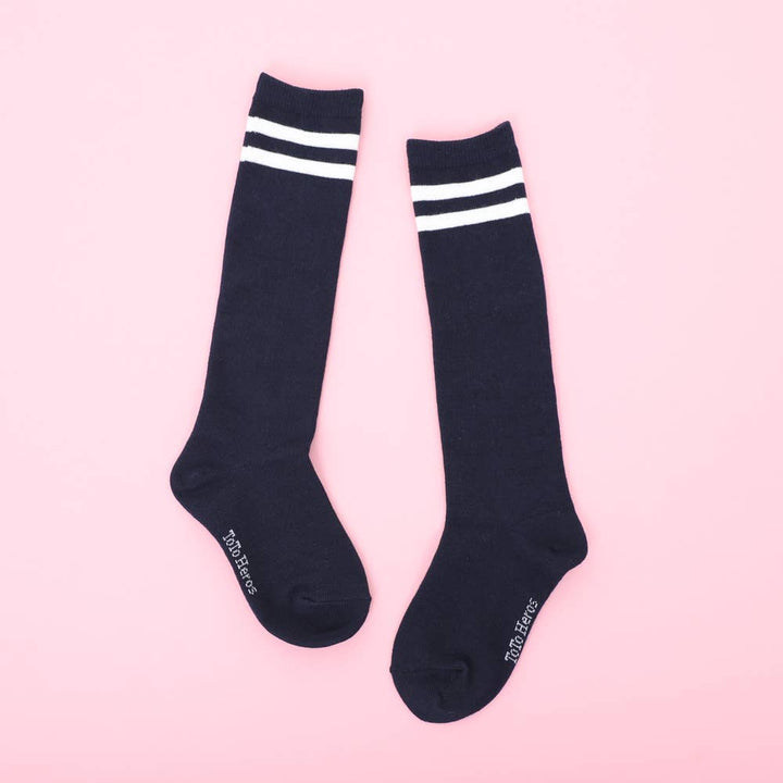 Double Stripe Long Socks - ToTo Heros l Premium Children's Clothing