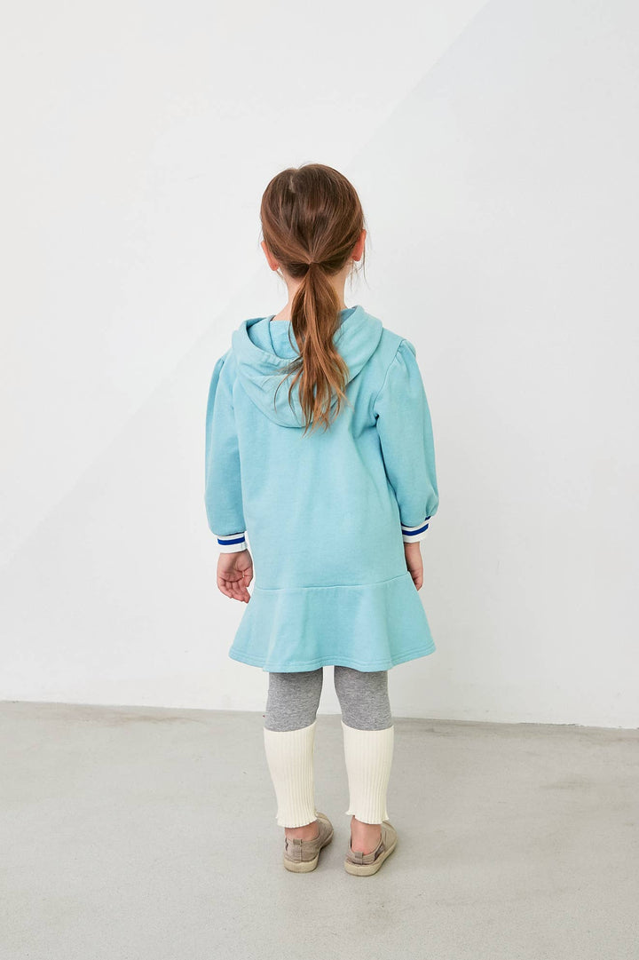 Sporty Hooded Dress - ToTo Heros l Premium Children's Clothing