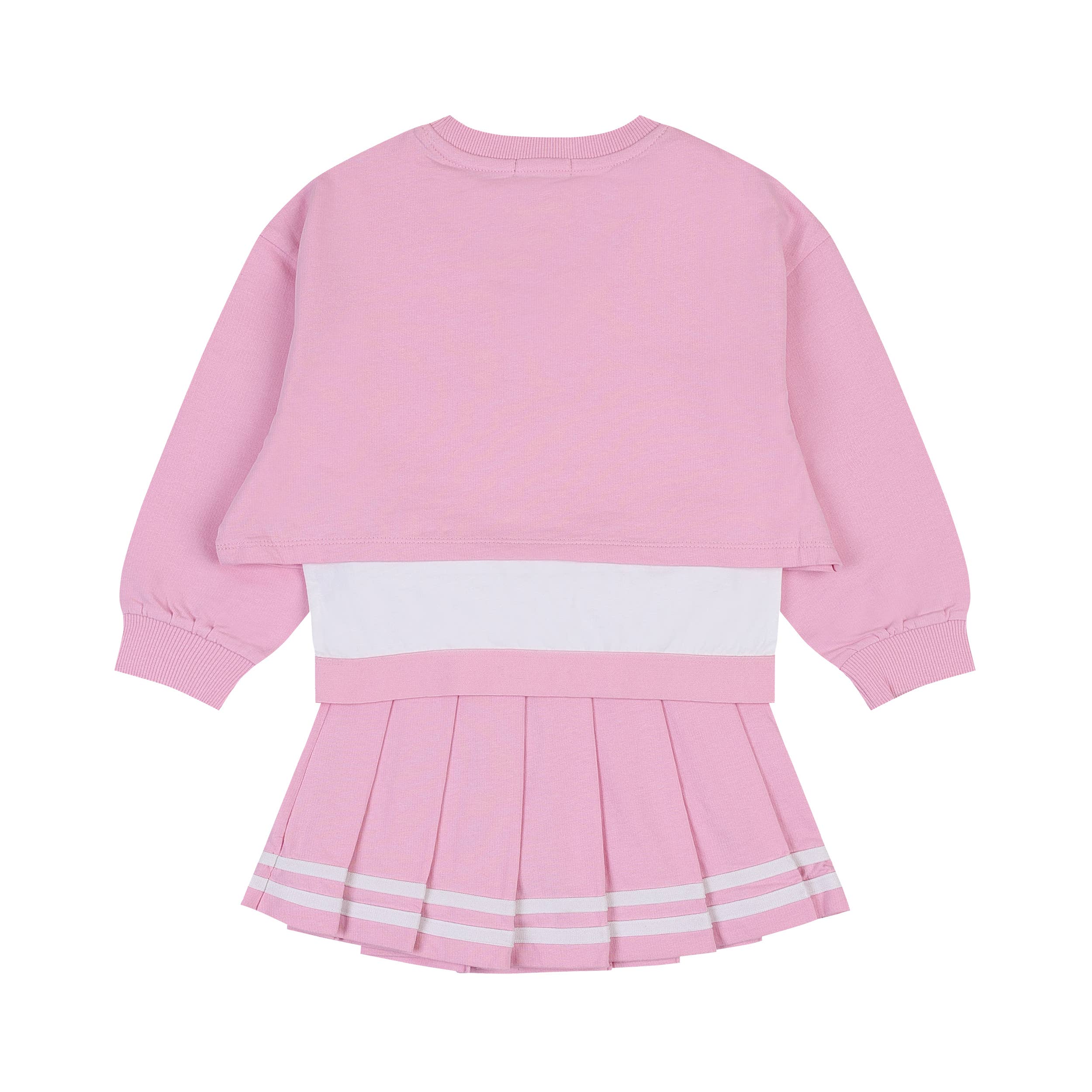 Layered Tops and Pleated Skort 3-Piece Set - ToTo Heros l Premium Children's Clothing