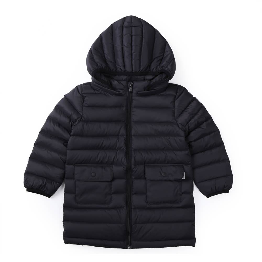 Lightweight Hooded Long Puffer Goose Down Jacket - ToTo Heros l Premium Children's Clothing