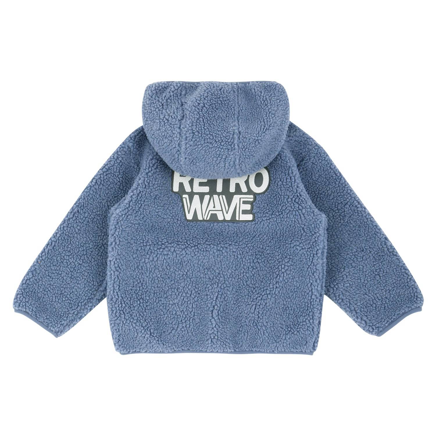 Retro Wave Waffen Patch Fleece Teddy Jacket - ToTo Heros l Premium Children's Clothing