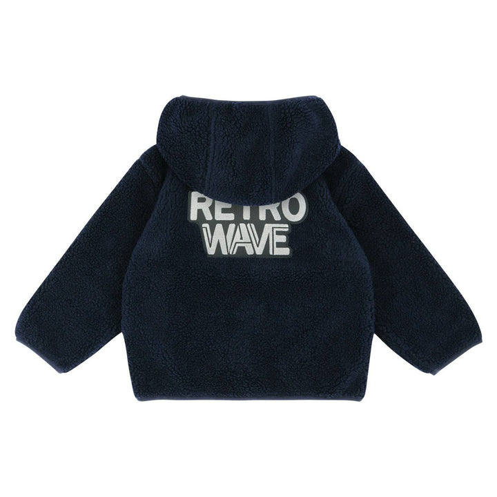 Retro Wave Waffen Patch Fleece Teddy Jacket - ToTo Heros l Premium Children's Clothing