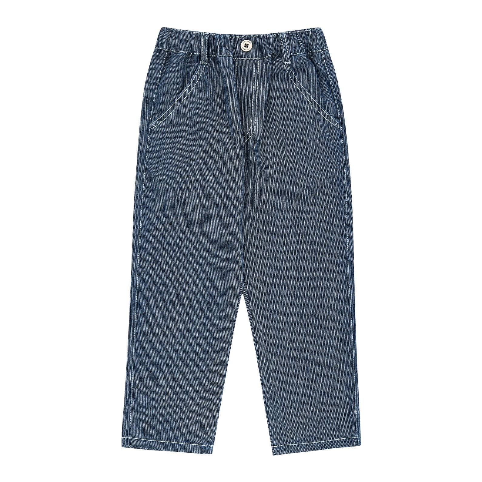 Mino Contrast Stitch Baggy Pants-Pants - Kids-ToTo Heros-ToTo Heros Premium Children's Clothing