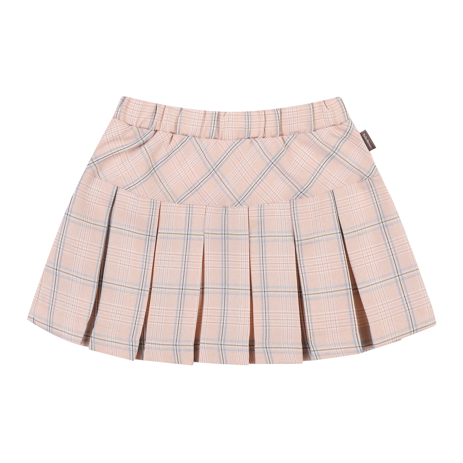 Plaid Pleated Skirt-Skirt - Kids-ToTo Heros-ToTo Heros Premium Children's Clothing