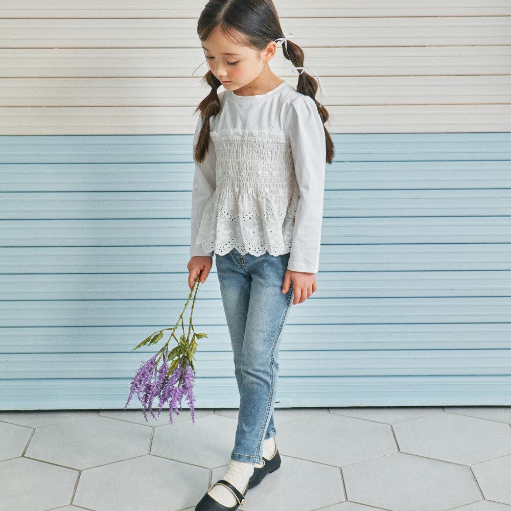 Rina Skinny Denim Pants-Jeans - Kids-ToTo Heros-ToTo Heros Premium Children's Clothing