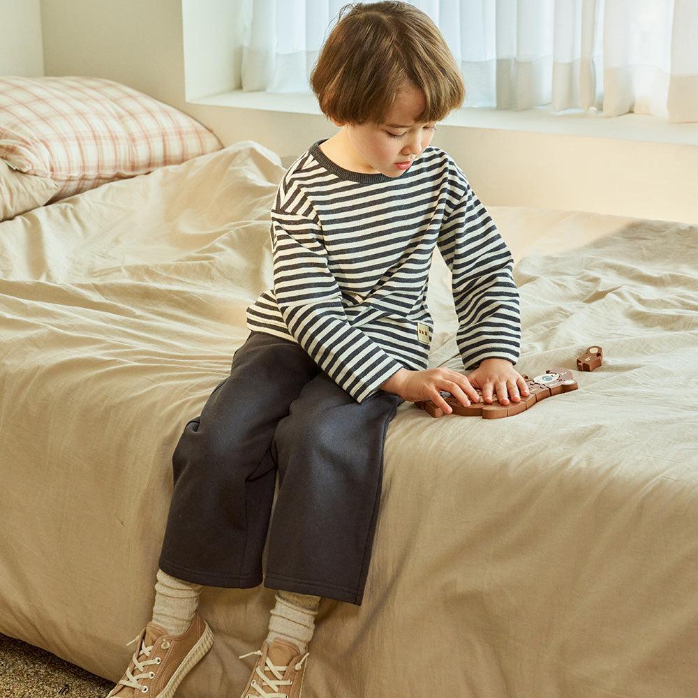 Striped Long Sleeve T-Shirt & Pants Lounge Set-Top & Pant Set - Kids-ToTo Heros-ToTo Heros Premium Children's Clothing