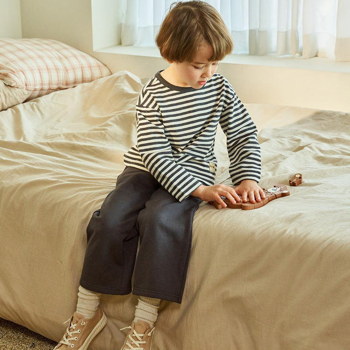 Striped Long Sleeve T-Shirt & Pants Lounge Set-Top & Pant Set - Kids-ToTo Heros-ToTo Heros Premium Children's Clothing