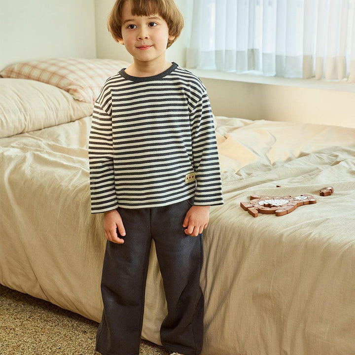 Striped Long Sleeve T-Shirt & Pants Lounge Set-Top & Pant Set - Kids-ToTo Heros-ToTo Heros Premium Children's Clothing