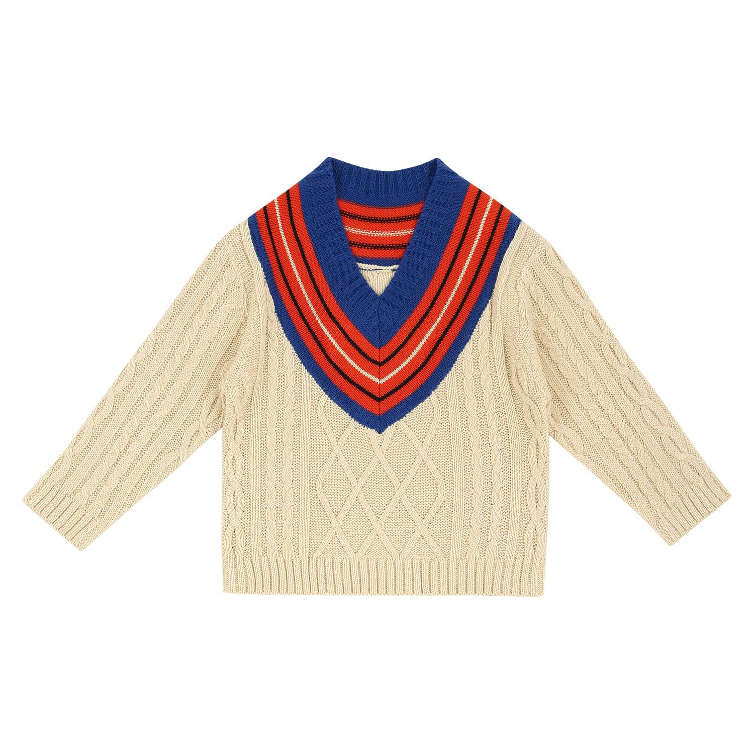 Cable Cricket Sweater - ToTo Heros l Premium Children's Clothing