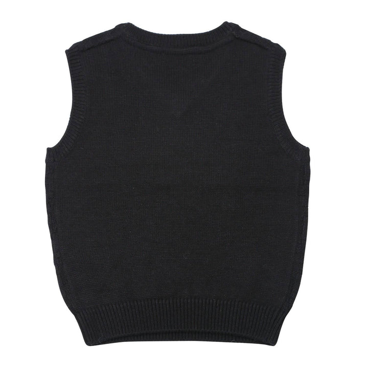 Charles Textured Knit Vest - ToTo Heros l Premium Children's Clothing